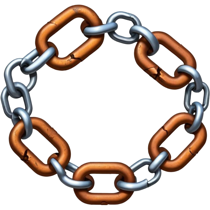 BROKEN chain emoji