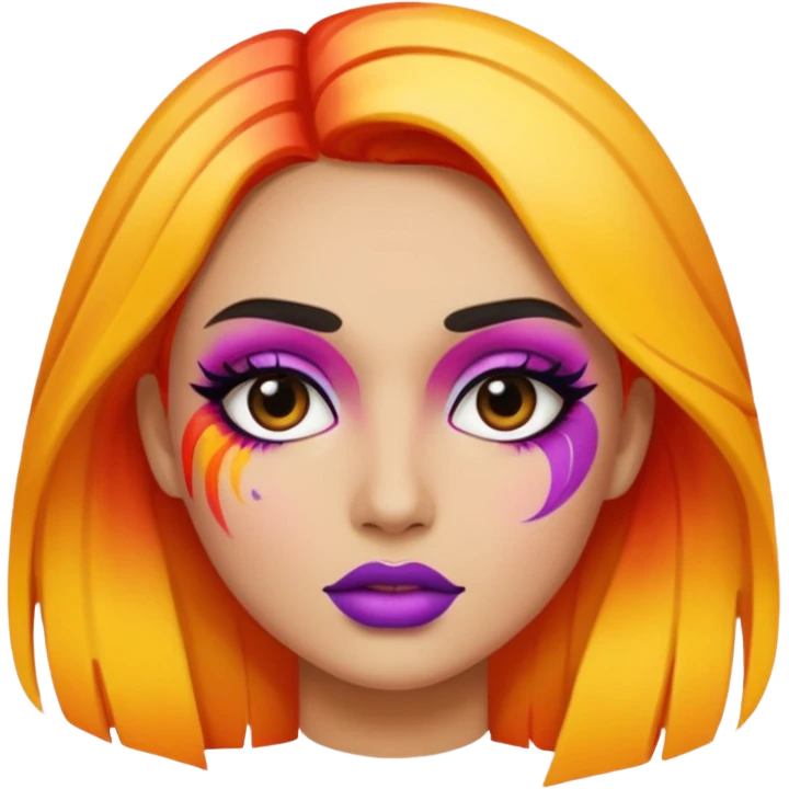 face makeup emoji