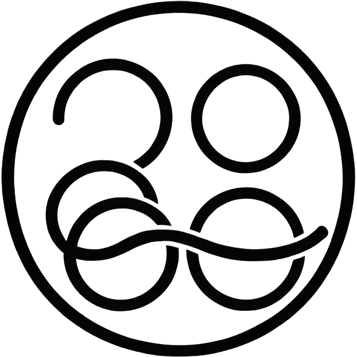 Make to round circles and one long line emoji