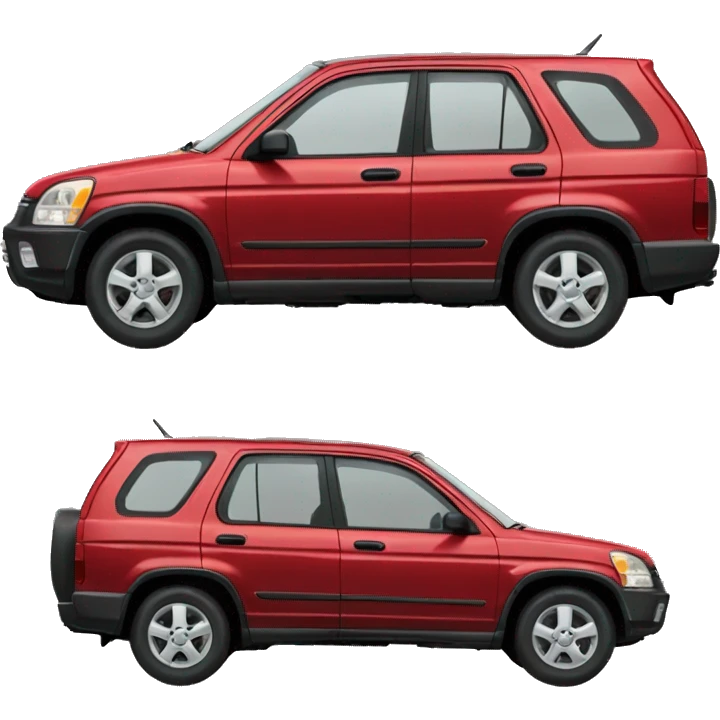 2002 red Honda CRV emoji