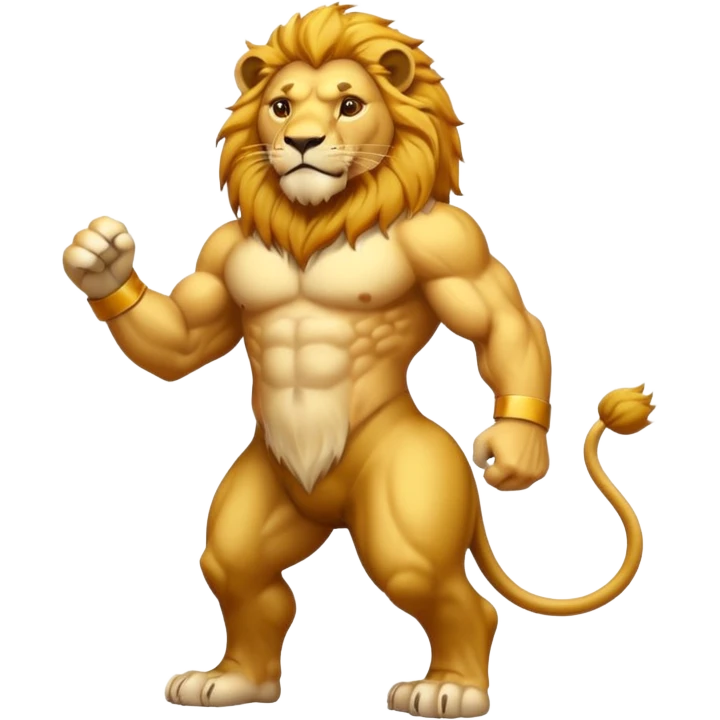 artist lion full body emoji