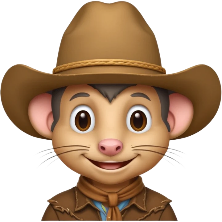 Combine 🐀 and 🤠 emoji