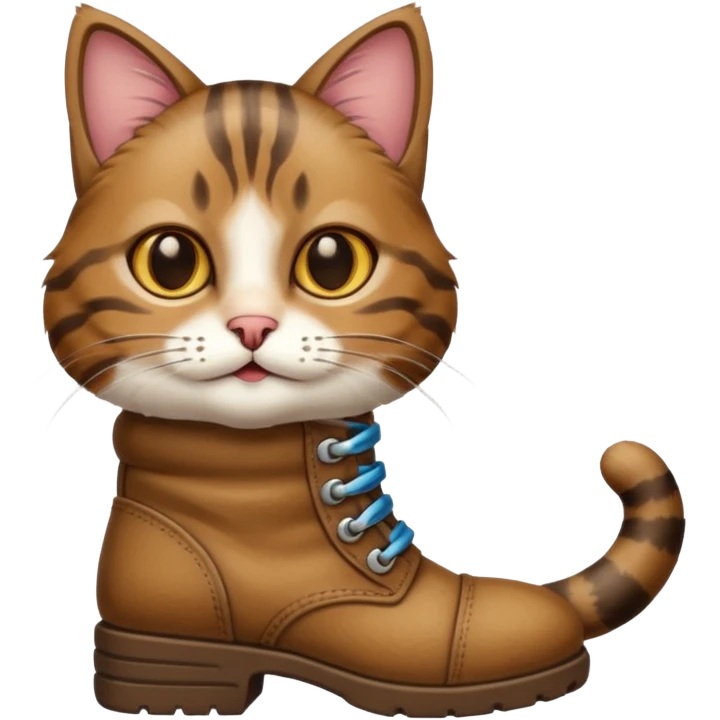 Gato con botas emoji