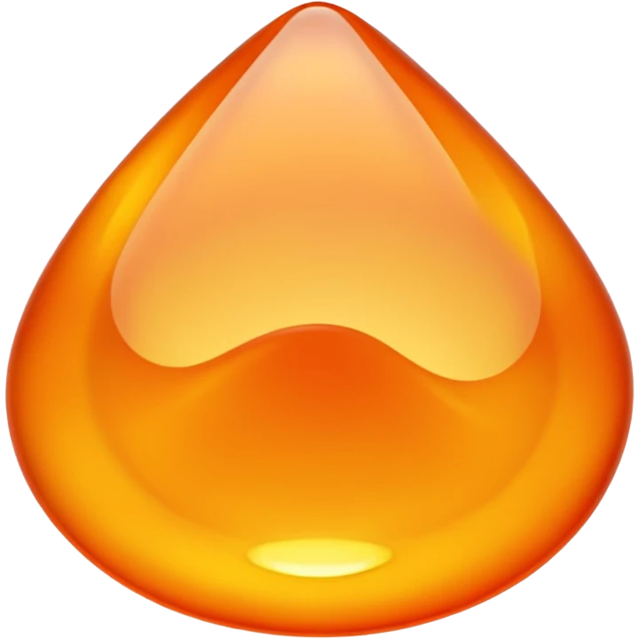 Molten Glass Shape emoji