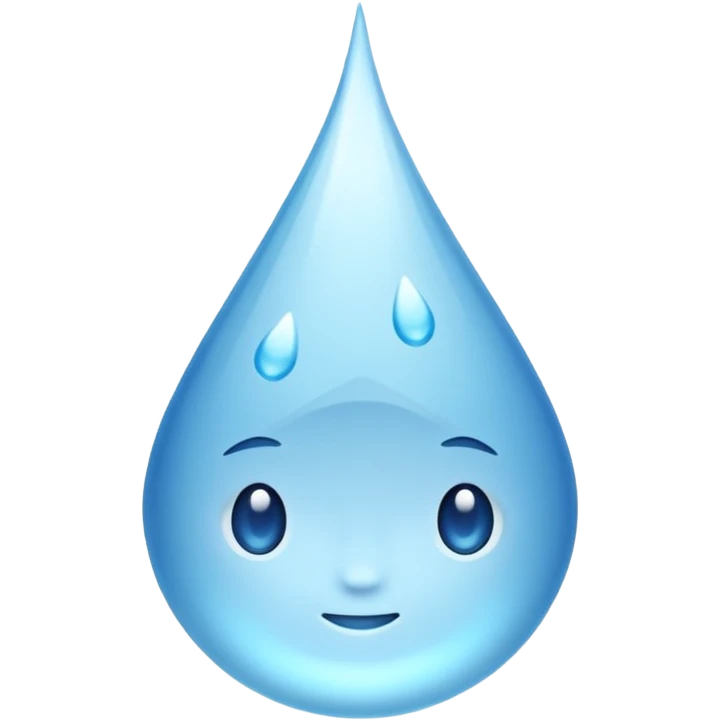 Water drop emoji