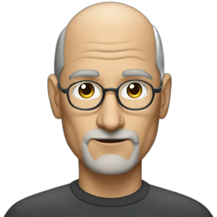 Steve jobs working on pc emoji