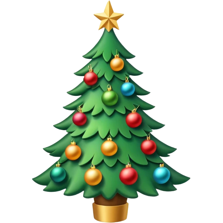 green Christmas tree emoji