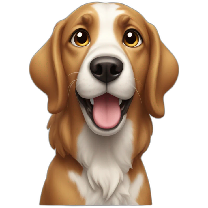 Dog surprised emoji