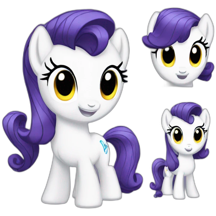 Rarity mlp emoji