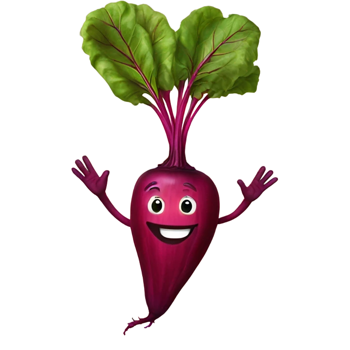 happy beetroot high five emoji