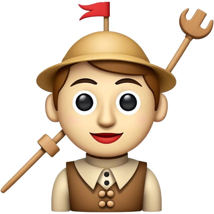 a puppet emoji