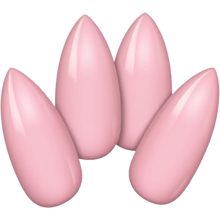 Coquette realistic nails emoji