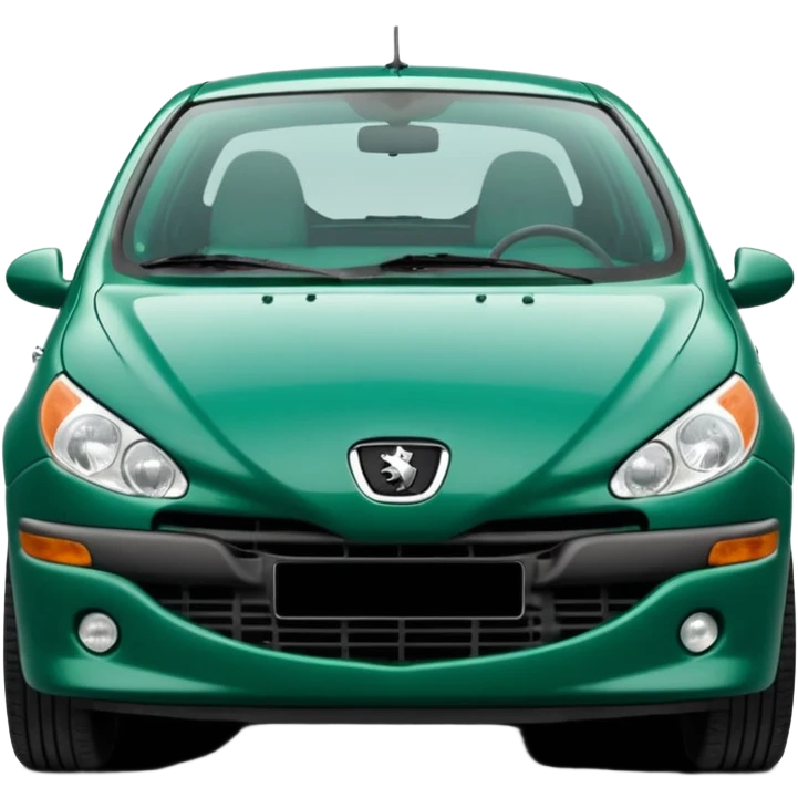 1999 Peugeot 206 emerald green  emoji