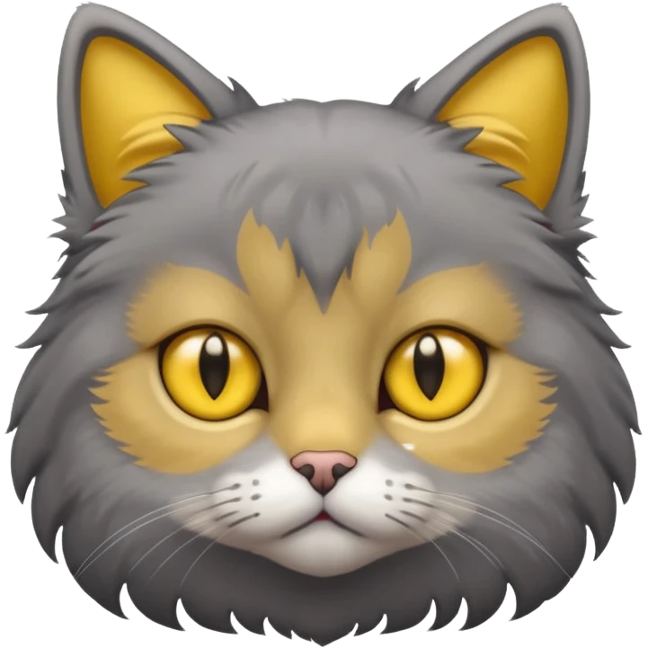 Sad cute cat emoji