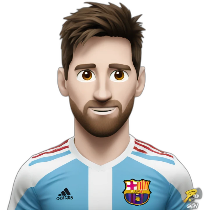 messi combinado con iro-man emoji