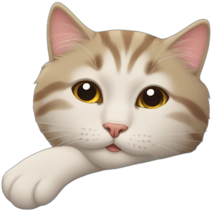 tired kitty emoji