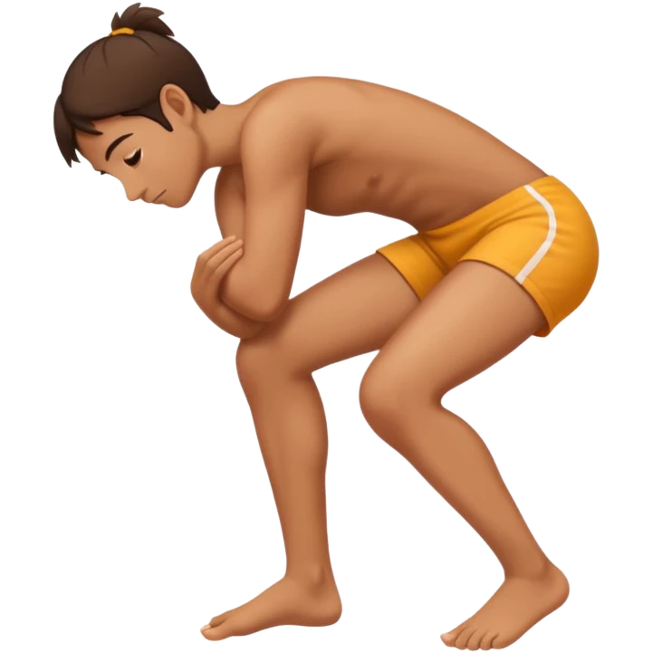 touch toes emoji