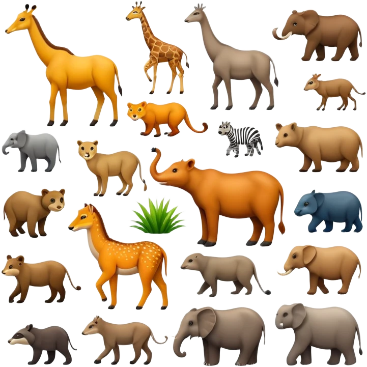 Wild animals emoji