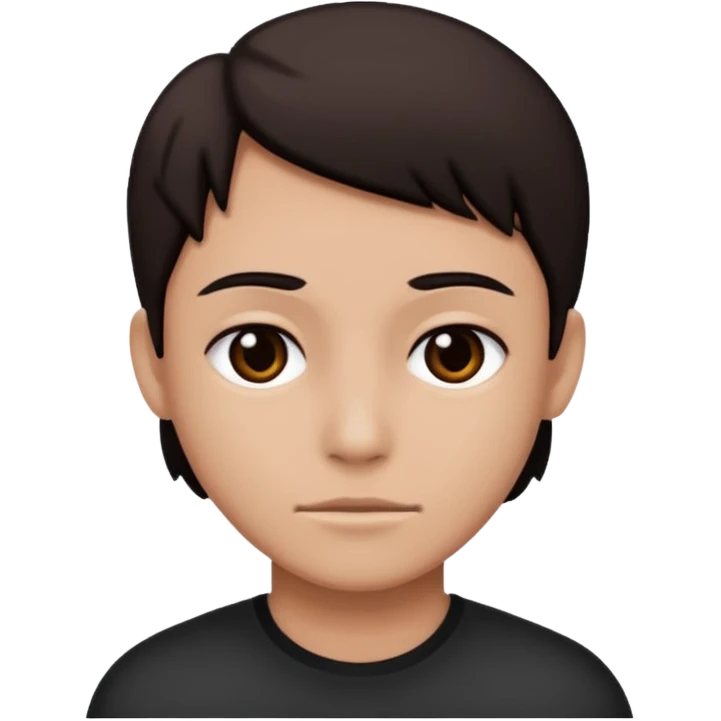 Not identify face with dark look or evil smile emoji