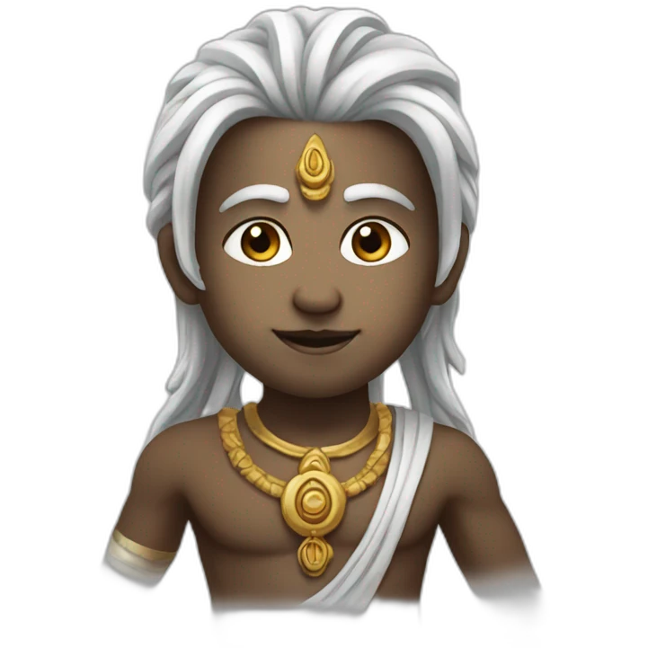 Mahadev in little child emoji