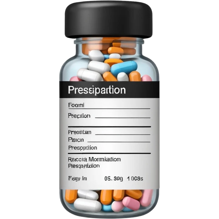 Medication label emoji