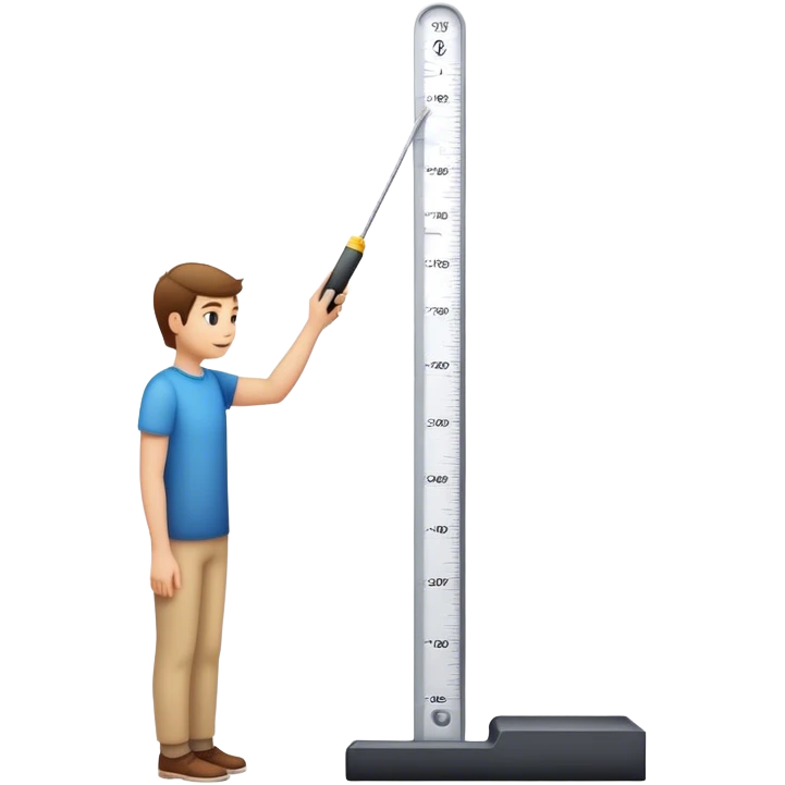 Measure height emoji
