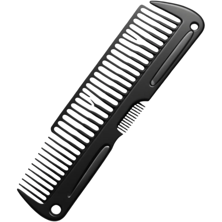 hairdressing comb emoji