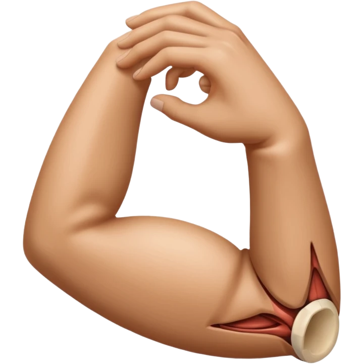Elbow, anatomic emoji