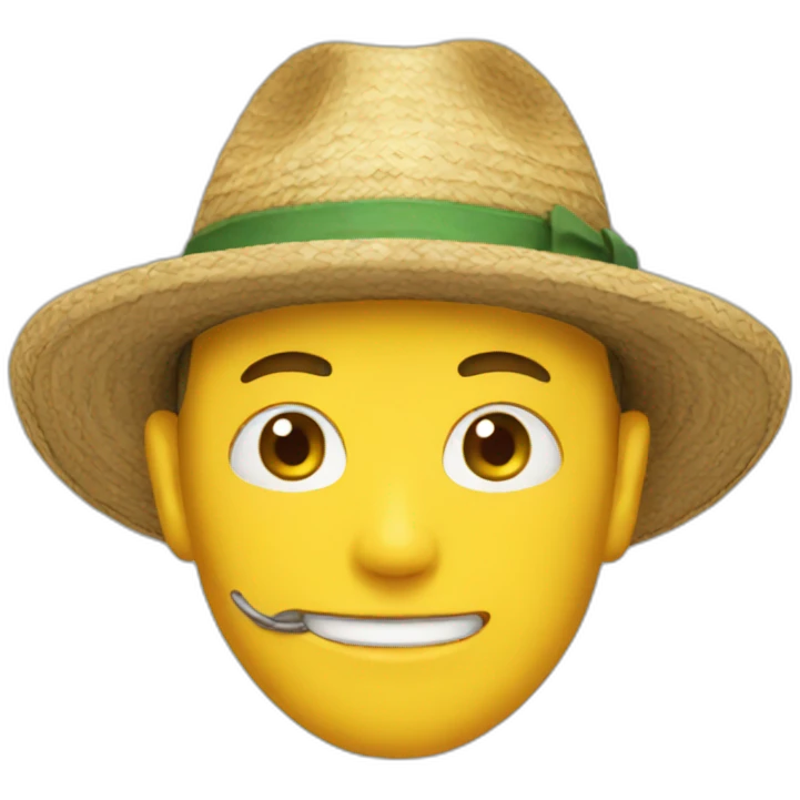 Strawhat emoji