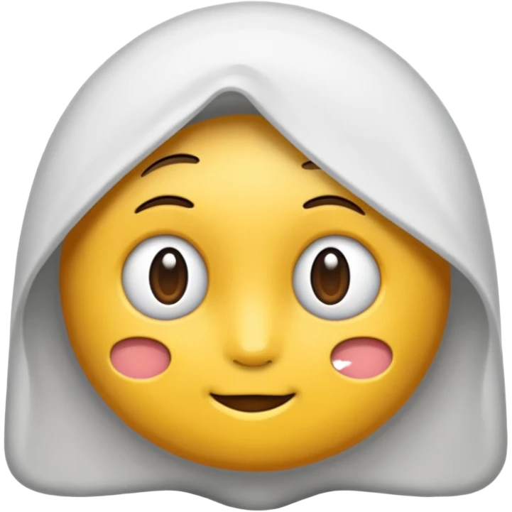 Строителньная каска белого цвета emoji