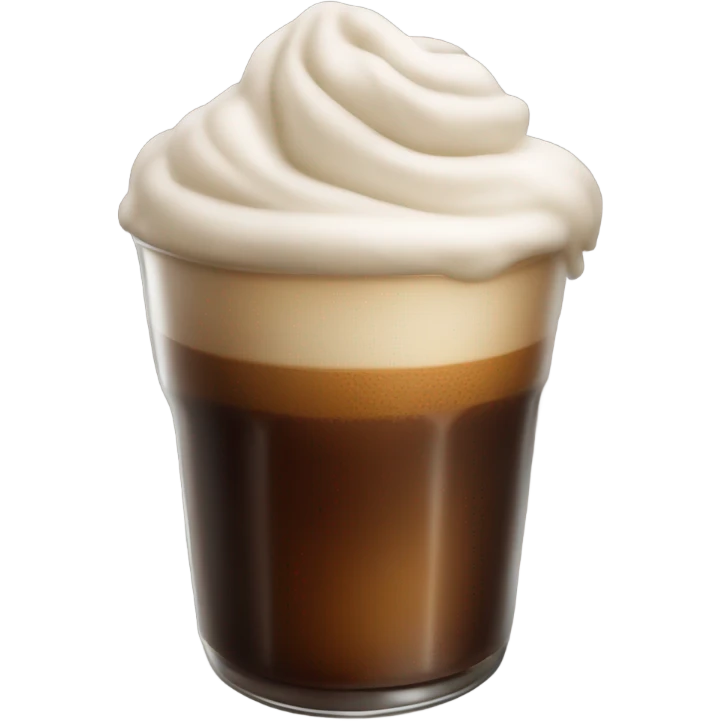 Cold brew with cold foam emoji