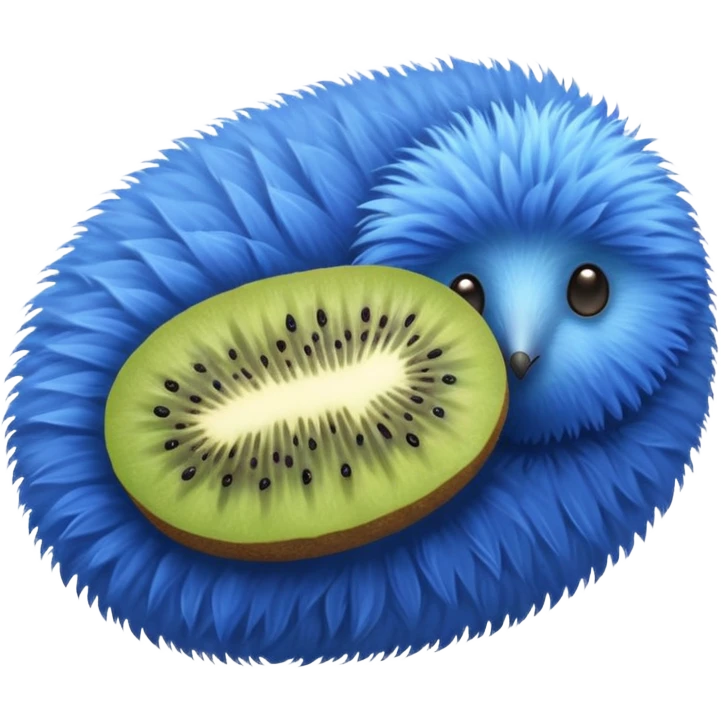 blue kiwi emoji