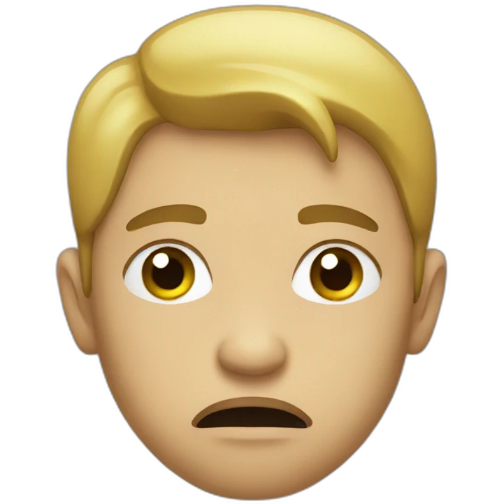disgusted emoji