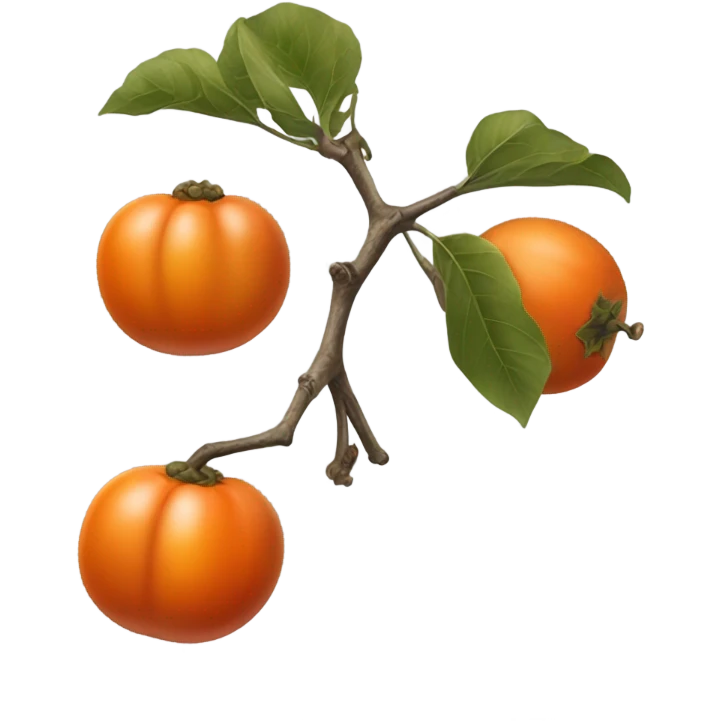 persimmon  emoji