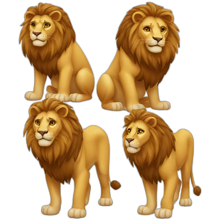 Lion emoji