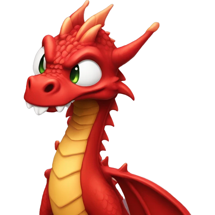 red dragon telling gg emoji