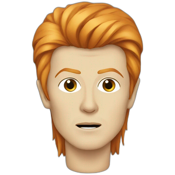 David bowie difference character emoji