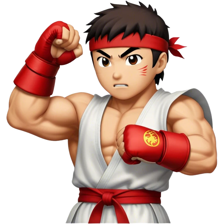 Ryu dragon punch emoji