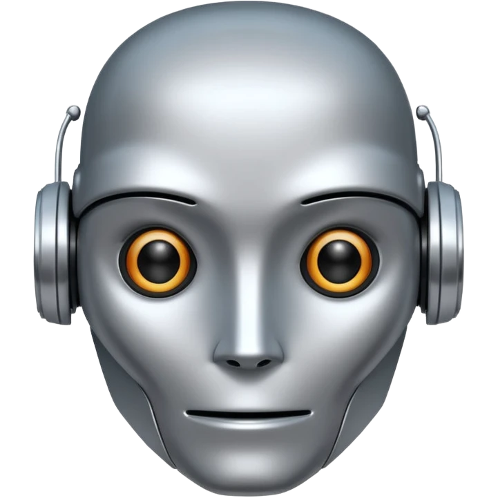 sales bot, face robot  emoji