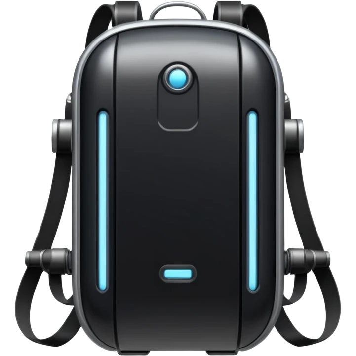 black jetpack emoji