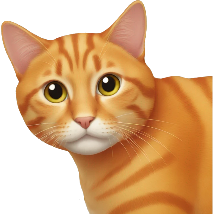 orange cat emoji