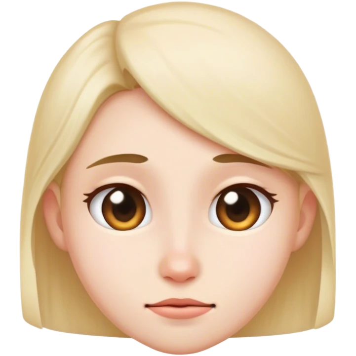 Shy face emoji