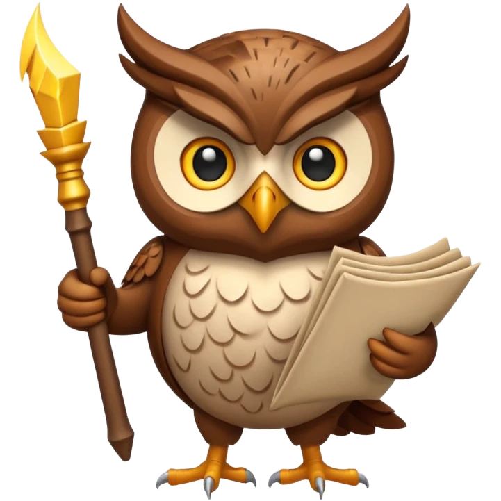 📬🦉⚡📜  emoji
