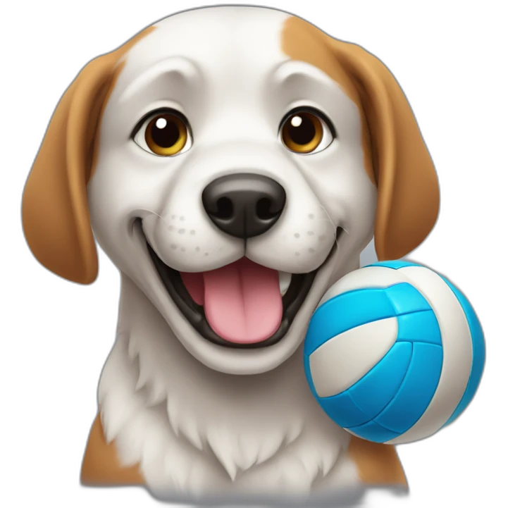 dog-playing-volleyball-setting emoji