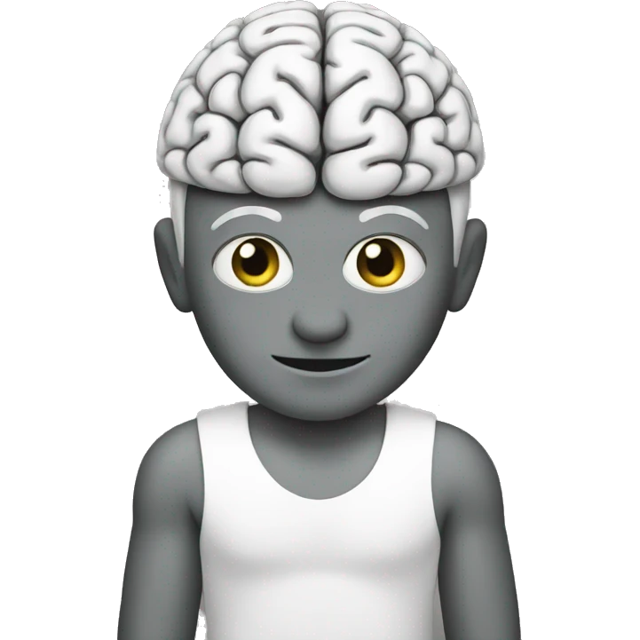 white brain emoji