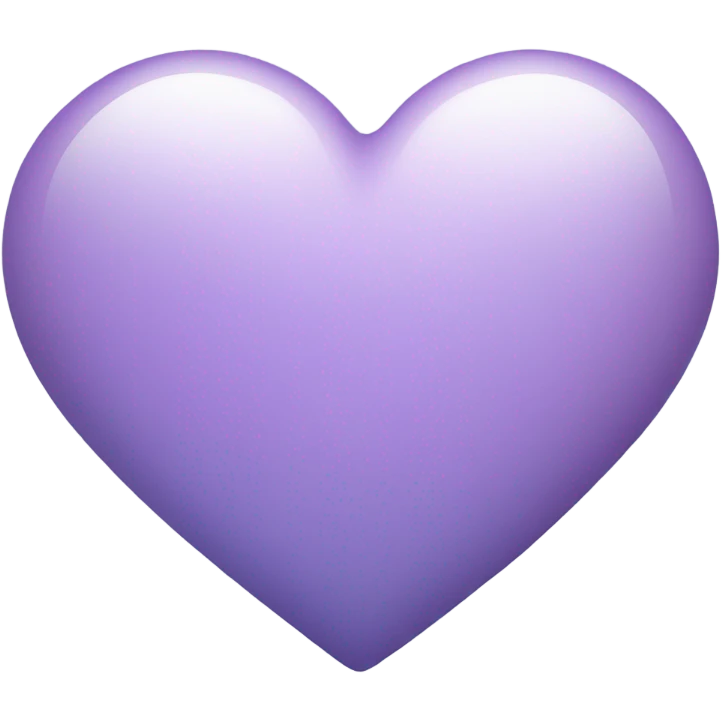 Lilac heart emoji