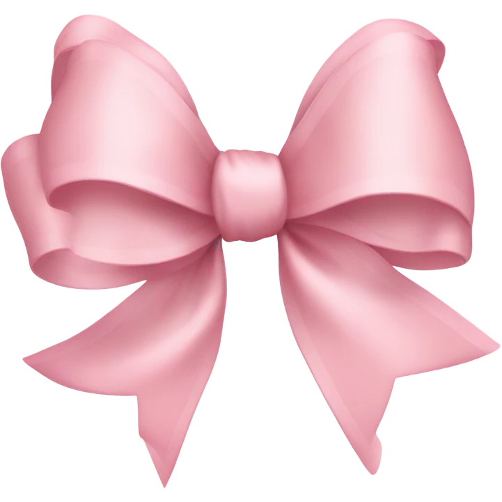 light pink aesthetic bow emoji
