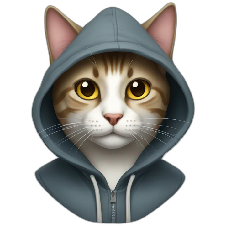 hood cat emoji