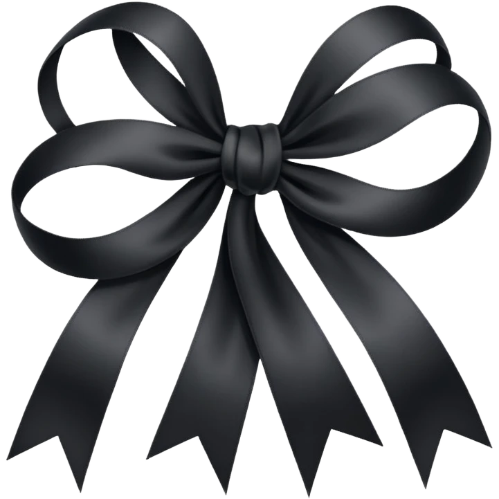 Black 🎀 emoji