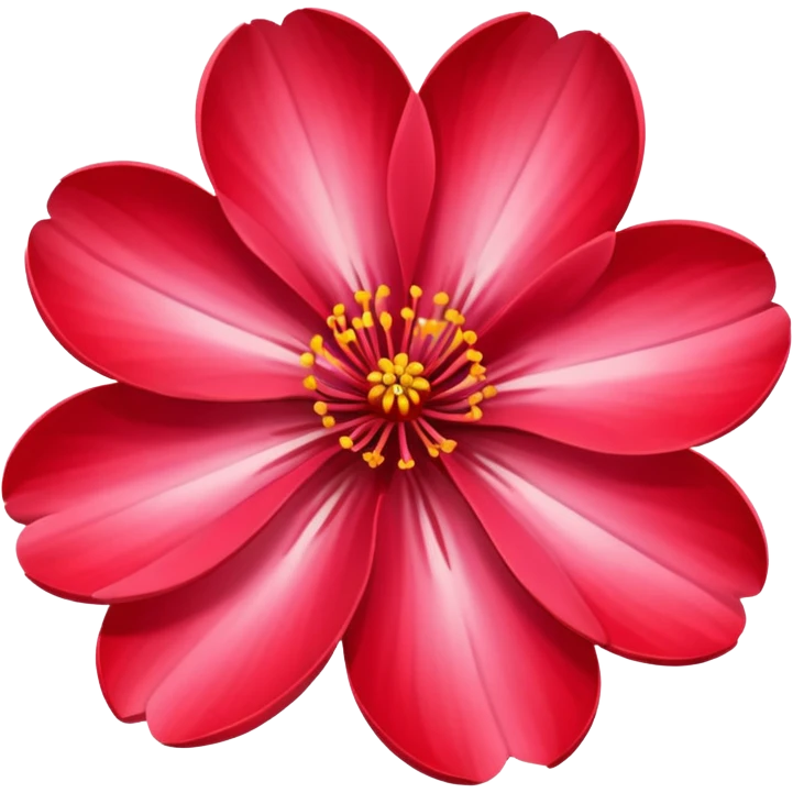 Red sakura emoji